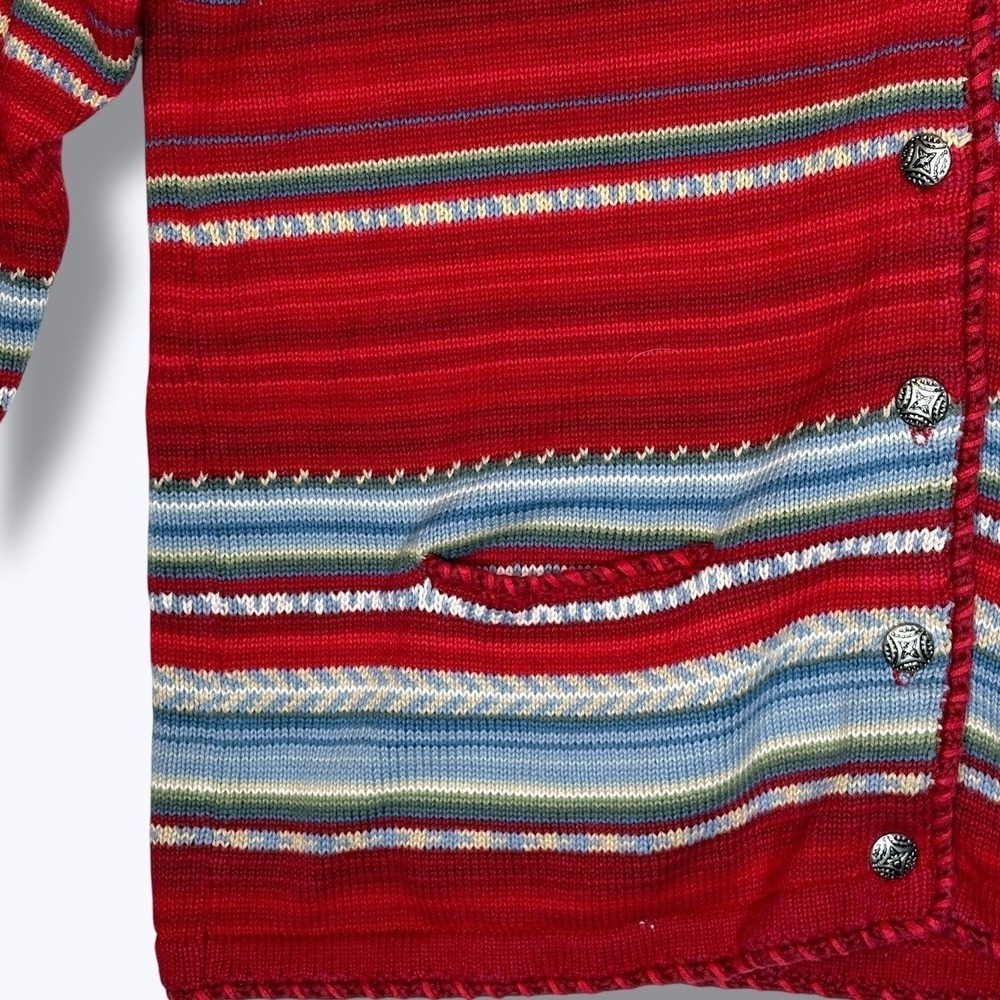 Talbots Women's Vintage Cardigan Sweater Size S Cotton Button Front Pockets - Picture 2 of 7